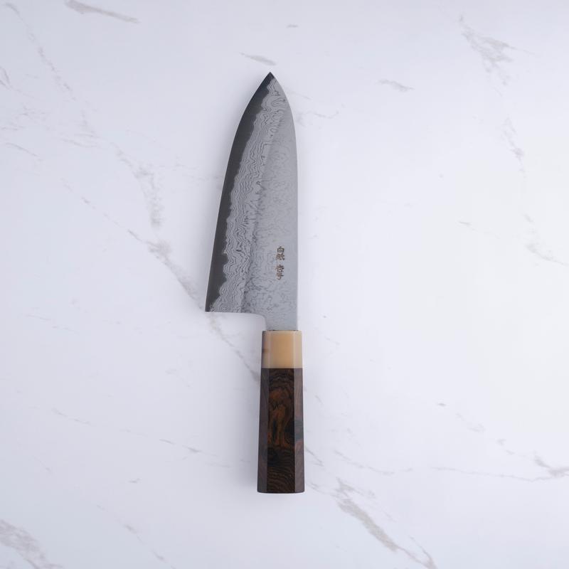 Yoshikazu Tanaka 210 mm Kokkekniv White-1