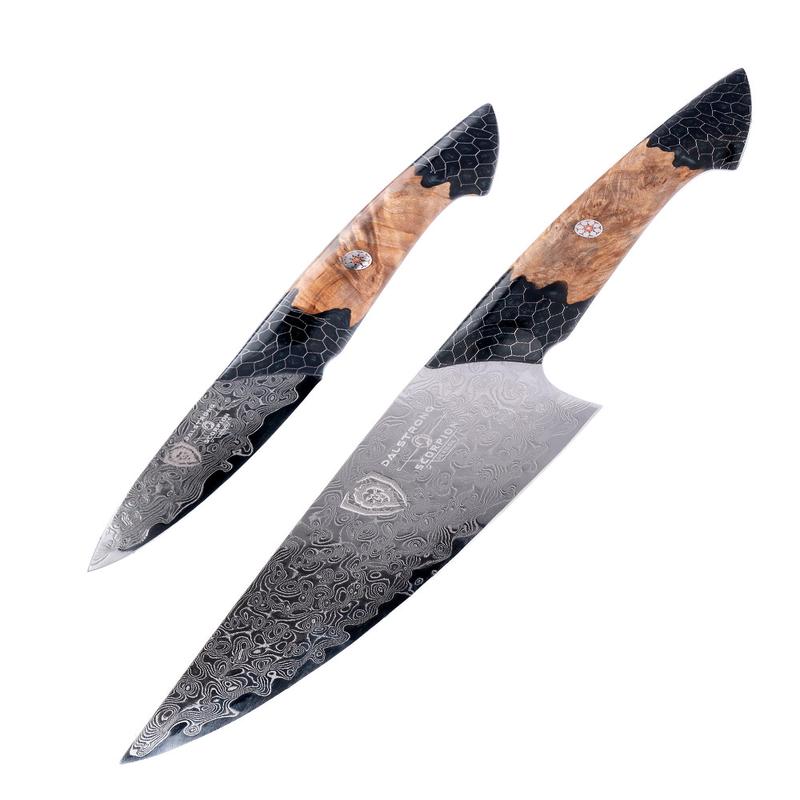 2 Piece Set | Chef Knife & Paring Knife | The Scorpion Series | Venom Edition | Dalstrong