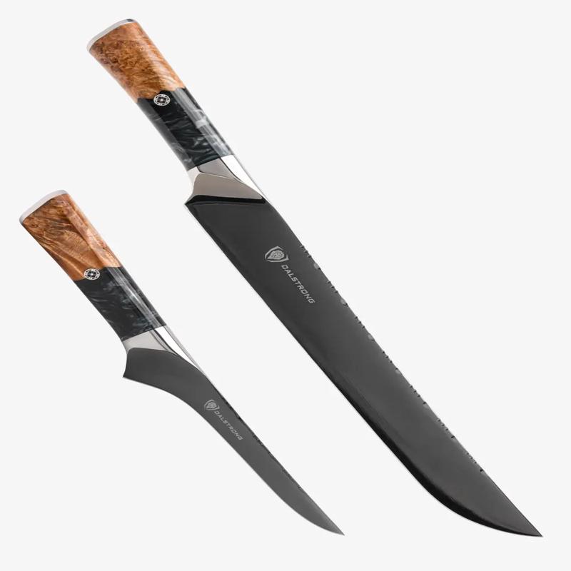 2 Piece Set | Slicing Knife & Boning Knife | Valhalla Series | Ravenstone Edition | Dalstrong