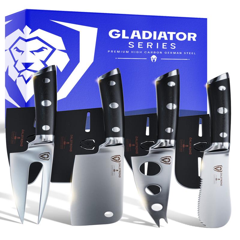 4-Piece Charcuterie & Cheese Knife Set | Gladiator Series | NSF Certified | Dalstrong