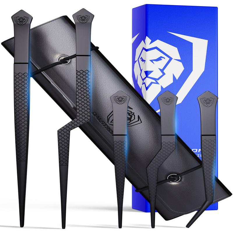 5 Piece Plating Tweezers Set | Professional | Dalstrong