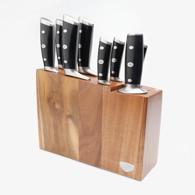 8-Piece Knife Block Set | Gladiator Series | Knives NSF Certified | Dalstrong