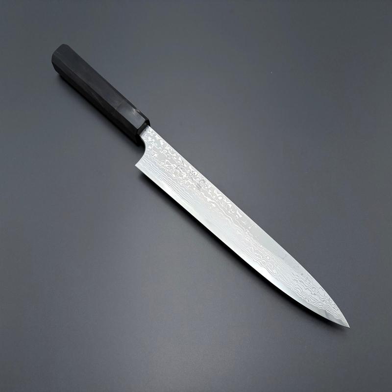 Yauji Yoshihiro Blue #2 Damascus Yanagiba 240mm