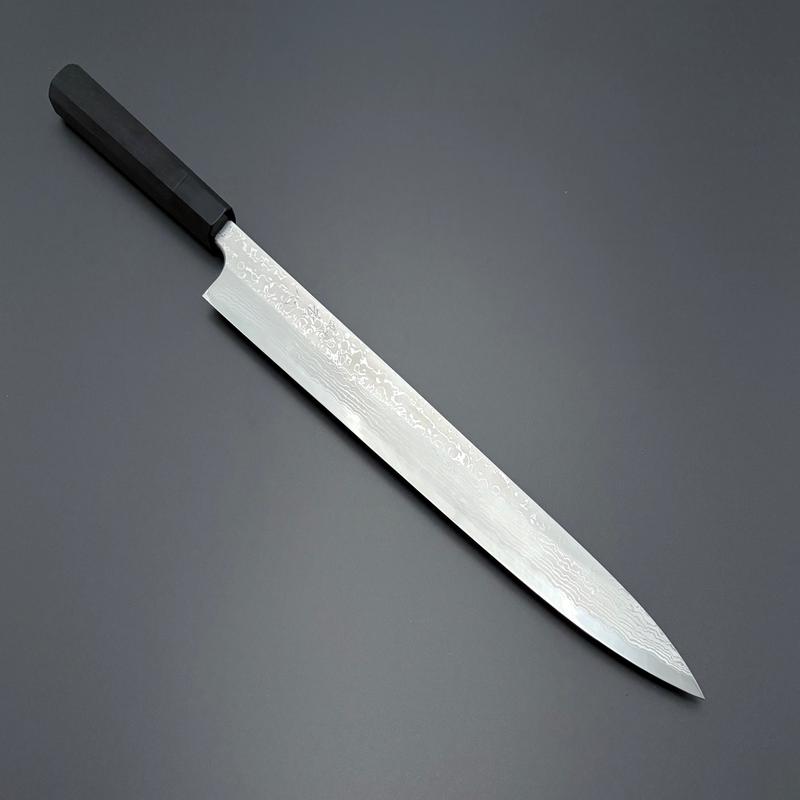 Yauji Yoshihiro Blue #2 Damascus Yanagiba 330mm