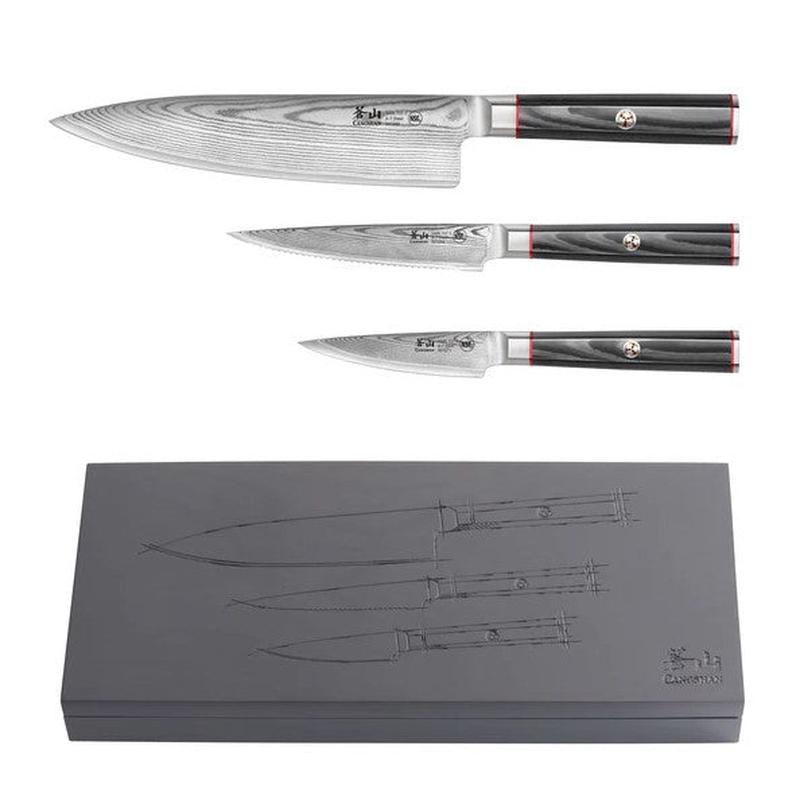 Yari 3pc Starter Set with Ash Wood Box