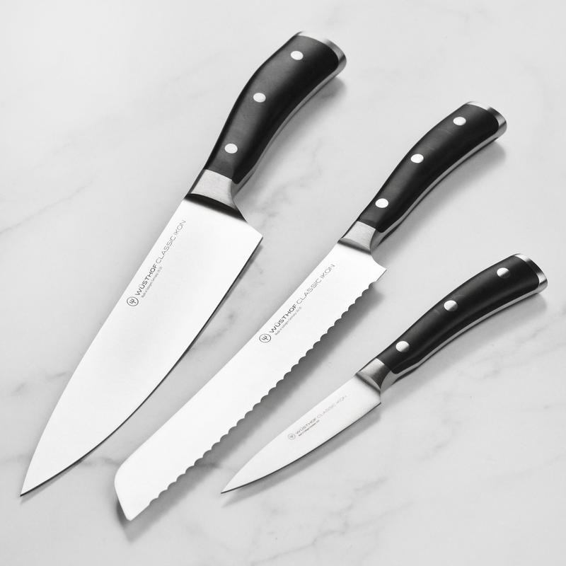 Wusthof Classic Ikon 3 Piece Knife Set