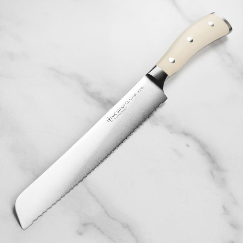 Wusthof Classic Ikon Creme 9" Double Serrated Bread Knife