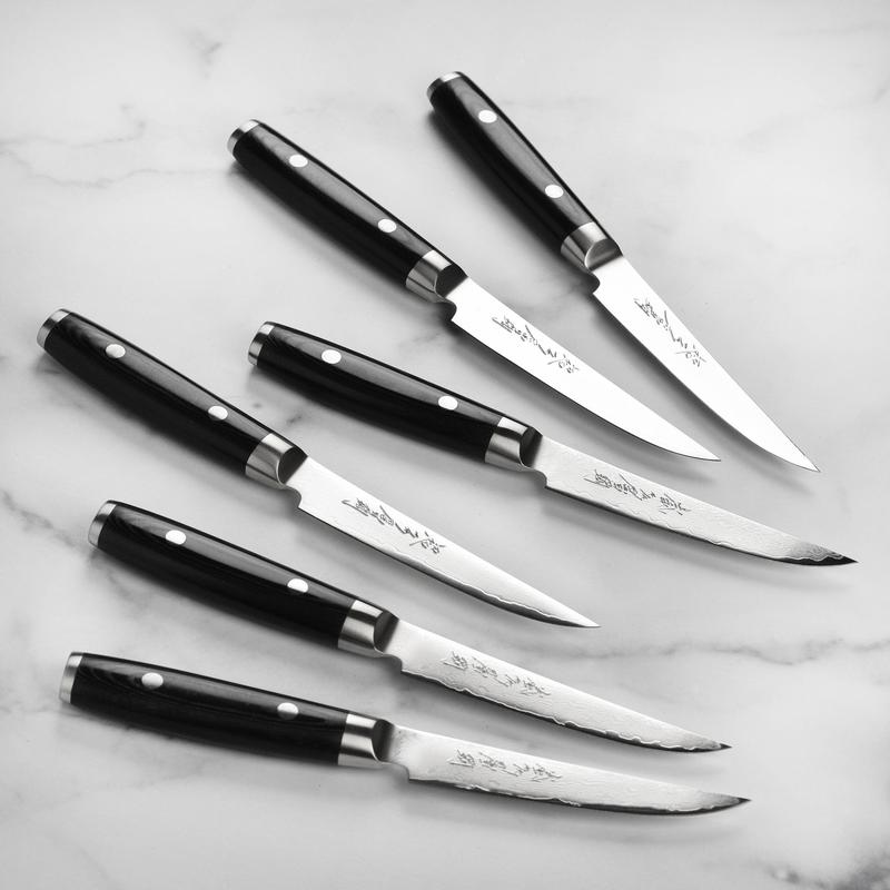 Yaxell Ran Plus 6 Piece Steak Knife Set