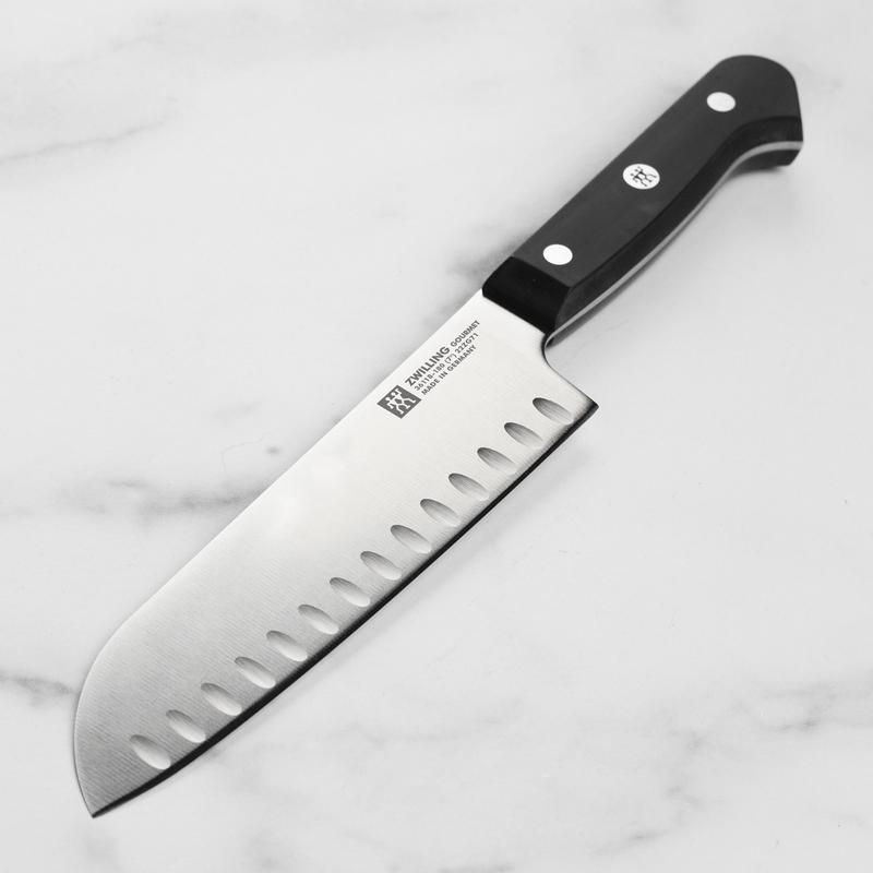 Zwilling Gourmet 7" Hollow Edge Santoku Knife