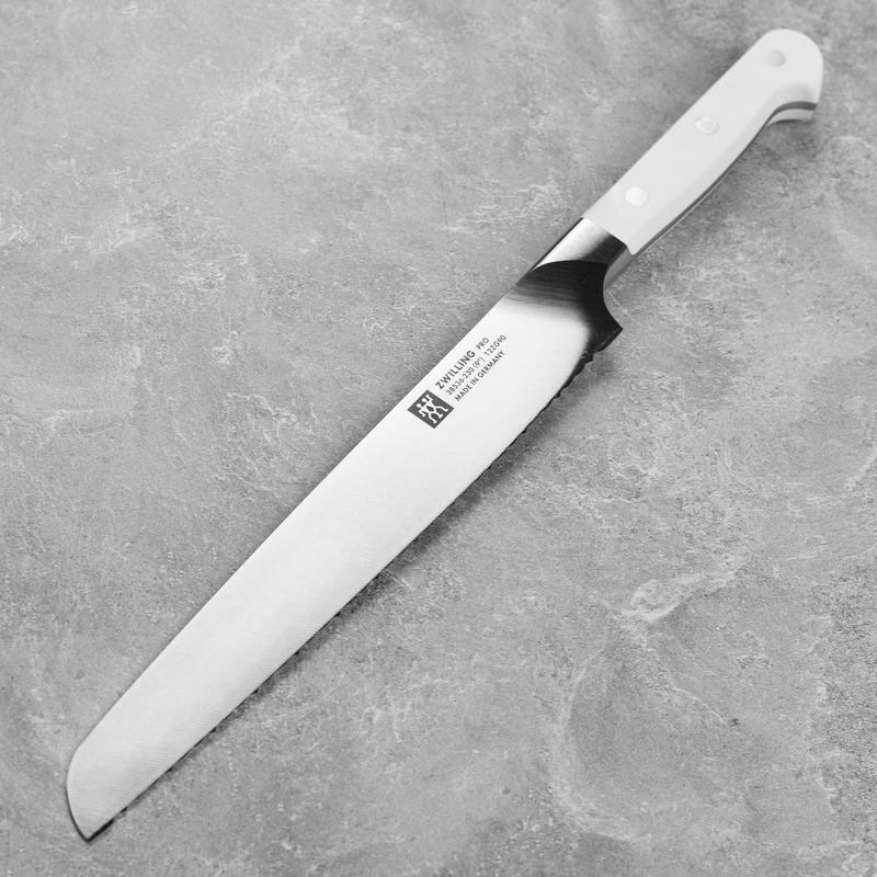 Zwilling Pro Le Blanc 9" Bread Knife with Z15 Serration