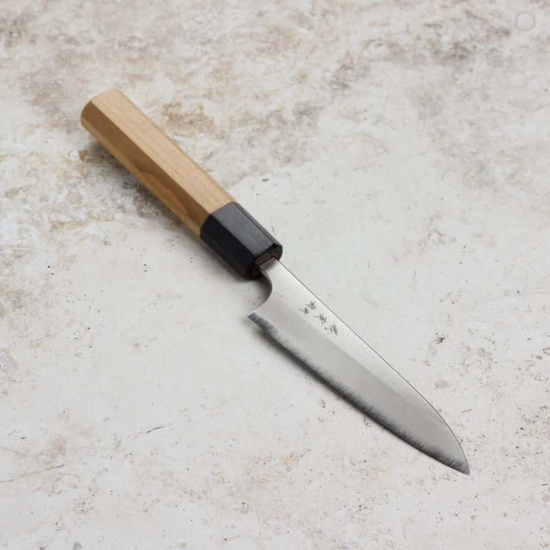 Yoshimi Kato Aogami Super Nashiji Stainless Clad 4.7" Petty