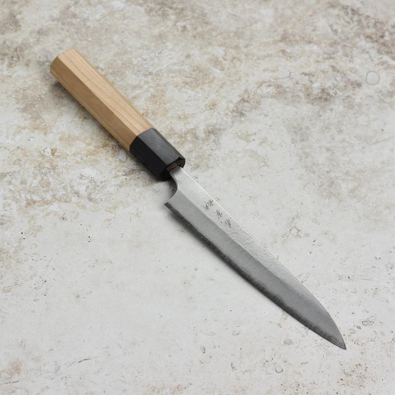 Yoshimi Kato Aogami Super Nashiji Stainless Clad 5.9" Petty