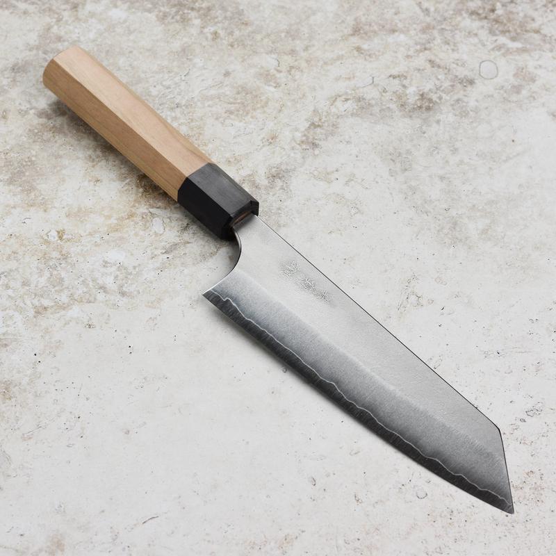 Yoshimi Kato Ginsan Nashiji Stainless Clad 6.7" Bunka