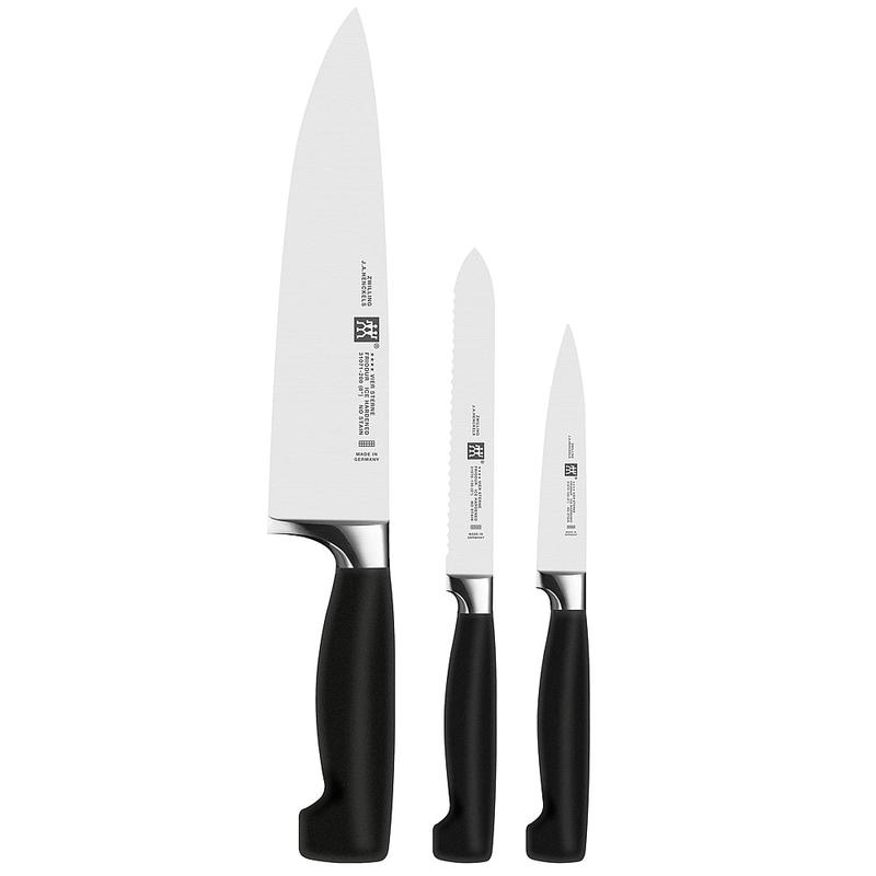 Zwilling TWIN Four Star 3-Piece Chef's Knife Set