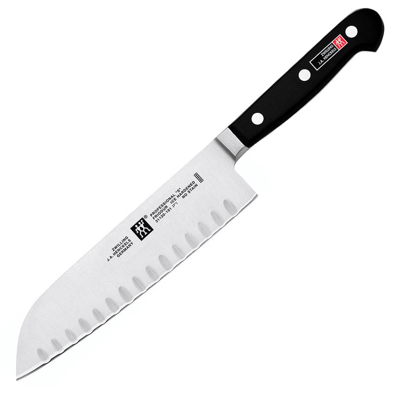 Zwilling TWIN Professional "S" 7" Santoku Hollow Edge Knife