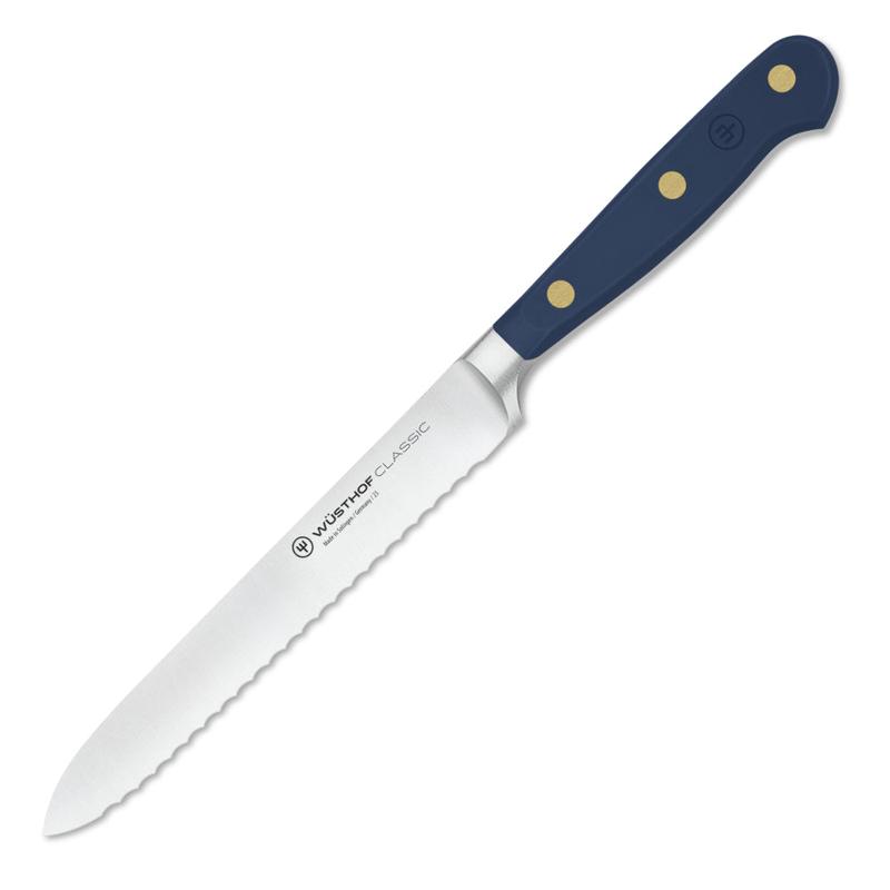 Wusthof Classic Wild Blueberry 5" Serrated Utility Knife