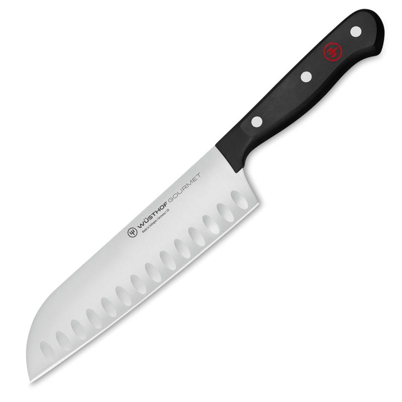 Wusthof Gourmet 7" Hollow Edge Santoku Knife