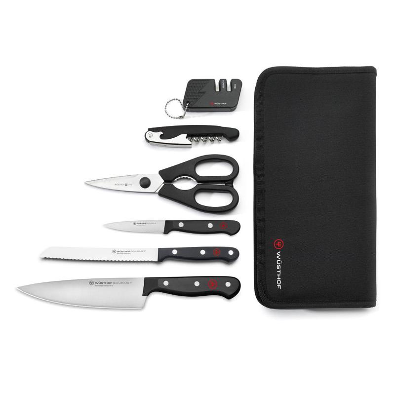Wusthof Gourmet 7-Piece Travel Knife Set