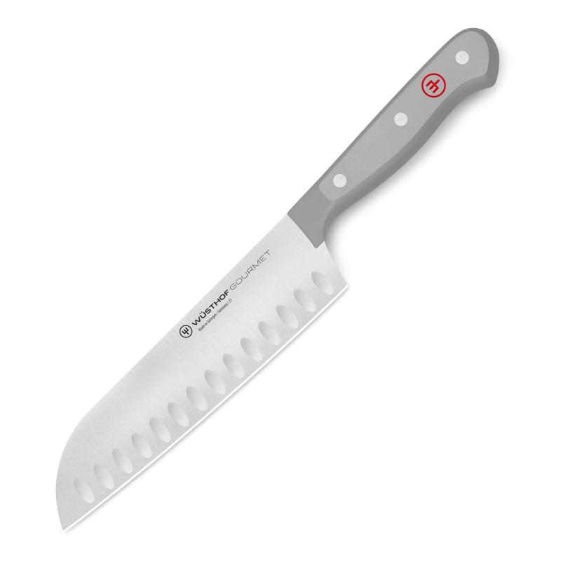 Wusthof Gourmet Grey 7" Hollow Edge Santoku Knife