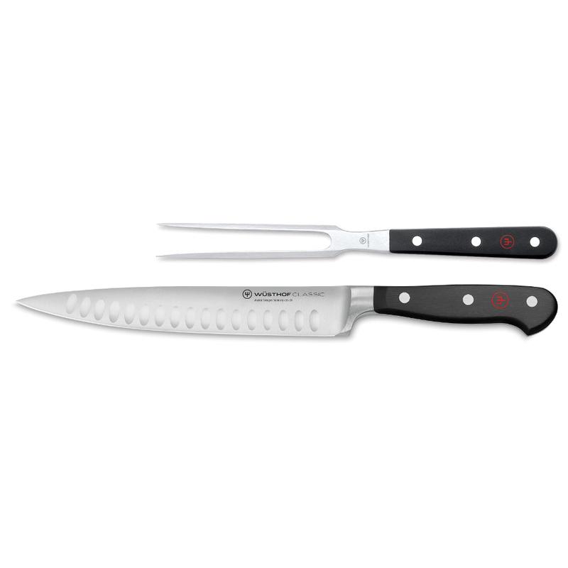 Wusthof Classic 2-Piece Hollow Edge Carving Set
