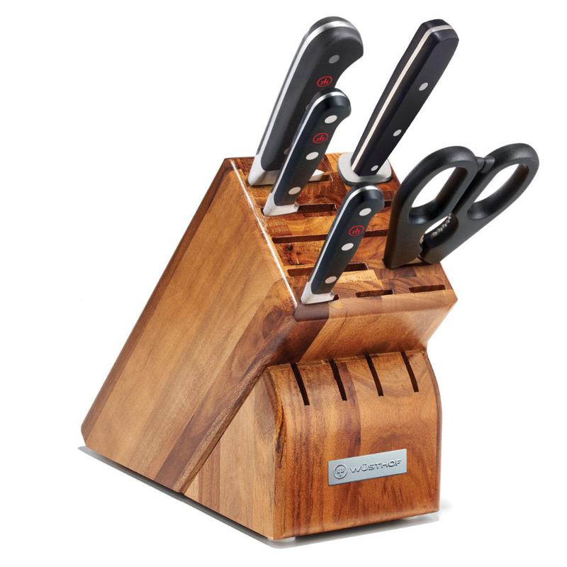 Wusthof Classic 6-Piece Starter Knife Block Set