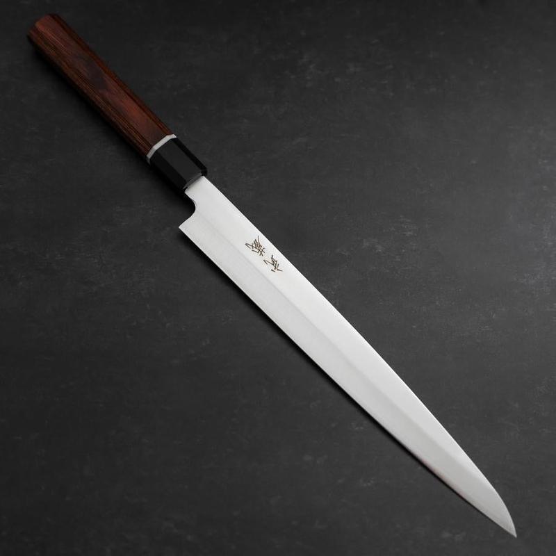 Yanagiba VG-10 Damascus Cherry Handle 270mm with Sheath