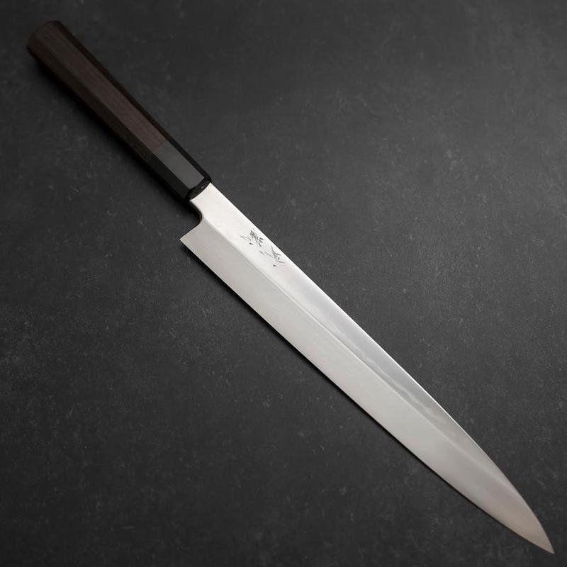 Yanagiba White Steel #2 Honyaki Buffalo Ebony Handle 270mm
