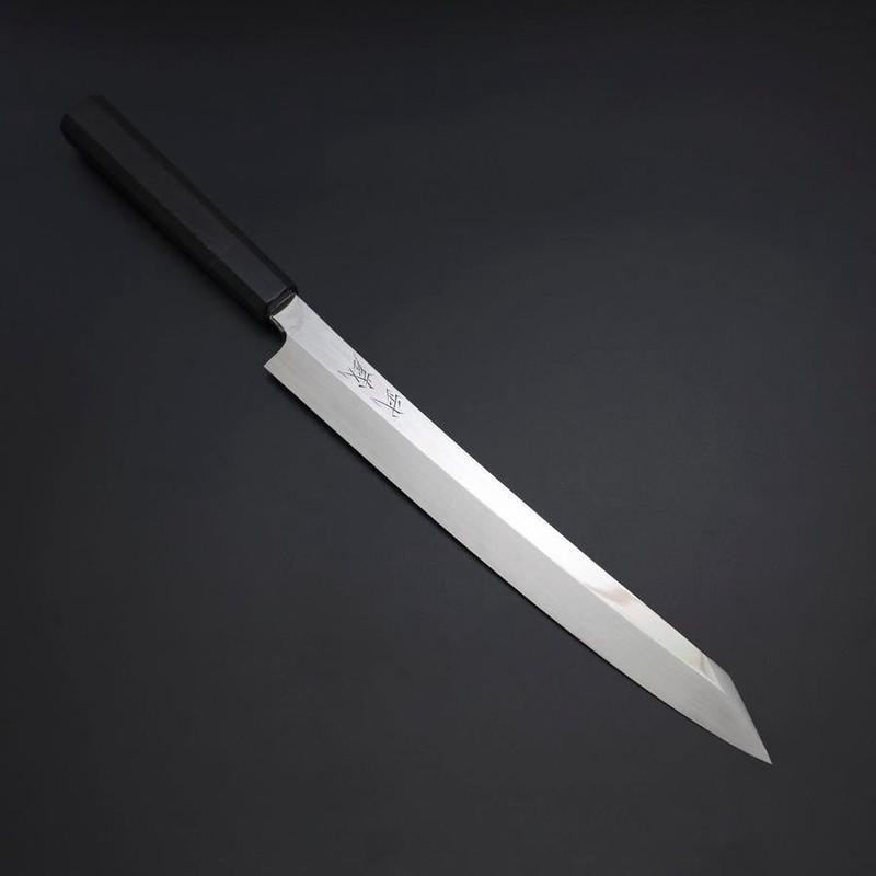 Yanagi Kiritsuke VG-10 Mirror Buffalo Ebony Handle 260mm