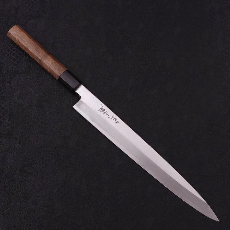 Yanagiba Blue Steel #2 Kasumi Walnut Handle 270mm