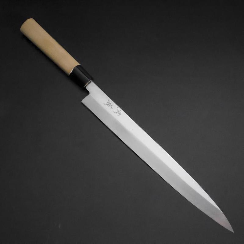 Yanagiba White Steel #2 Kasumi Cherry Handle 300mm