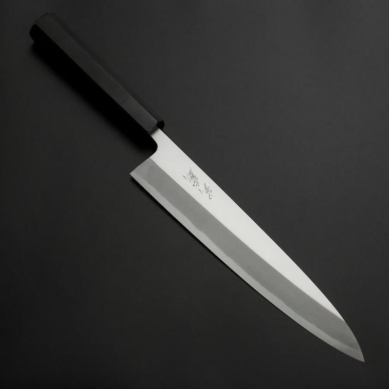 Aideba White Steel #2 Kasumi Buffalo Ebony Handle 240mm