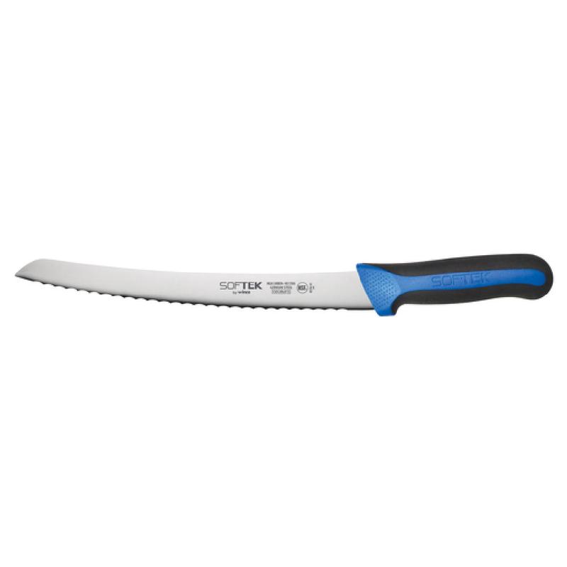 Winco KSTK-91 Sof-Tek Bread Knife 9-1/2" Blade Curved