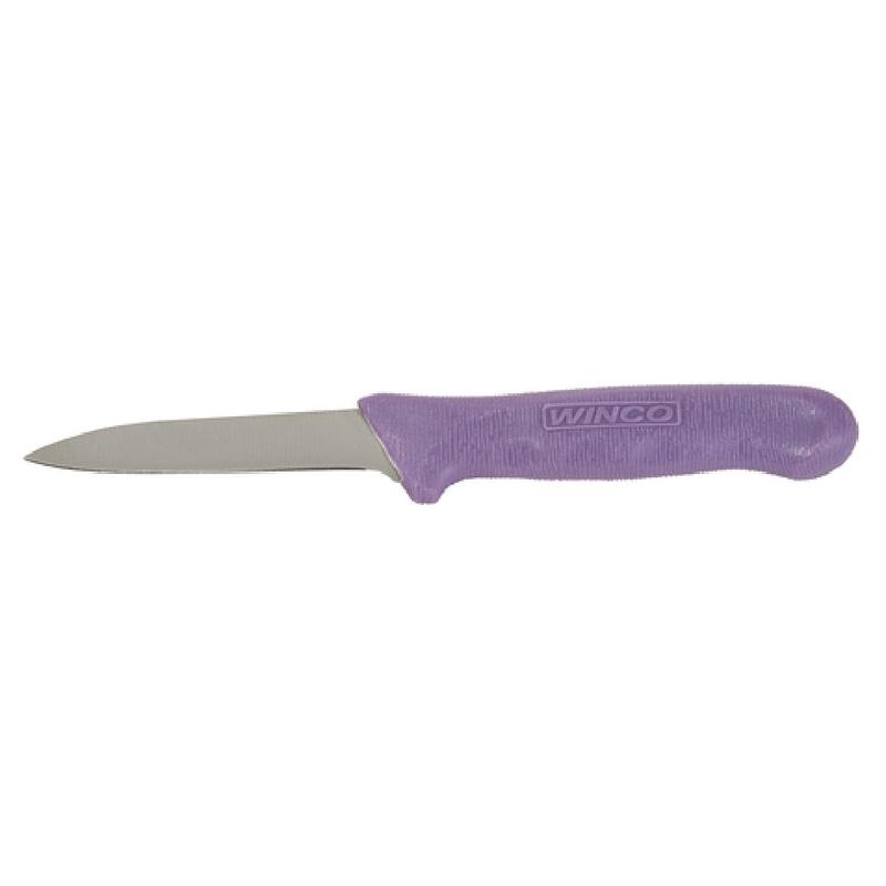 Winco KWP-30P Paring Knife 3-1/4" Blade Allergen Free