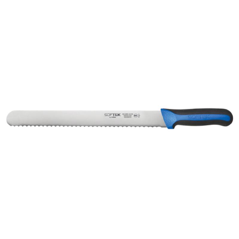 Winco KSTK-121 Sof-Tek Slicer 12" Blade Wavy Edge