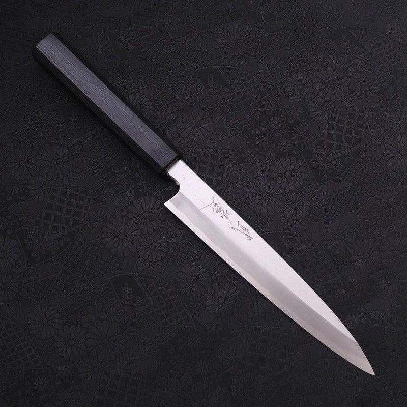 Yanagiba Blue Steel #2 Kasumi Dark-Blue Urushi Handle 180mm