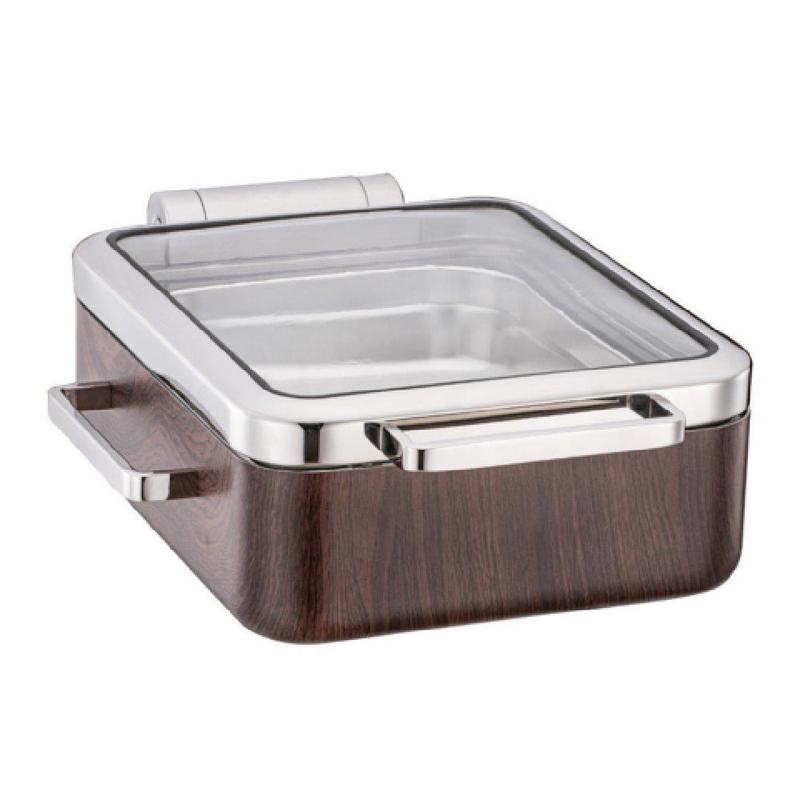 Bon Chef 23002-MAH Magnifico Induction Chafer 14.7" X 18.3" X 6.3"H 1/2 Size