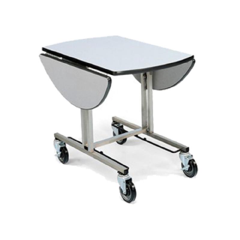 Forbes Industries 4959 Ultra Series Room Service Table 36"L X 43"W Tilt-up Oval Top
