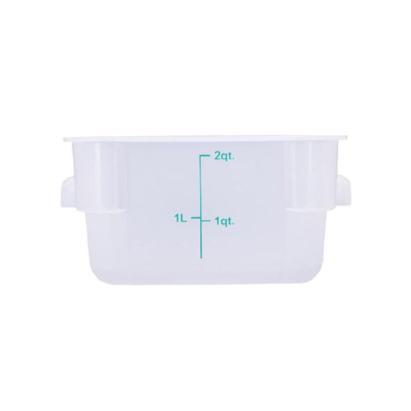 CAC China FS2P-SQ2T Food Storage Container 22 Qt. Square