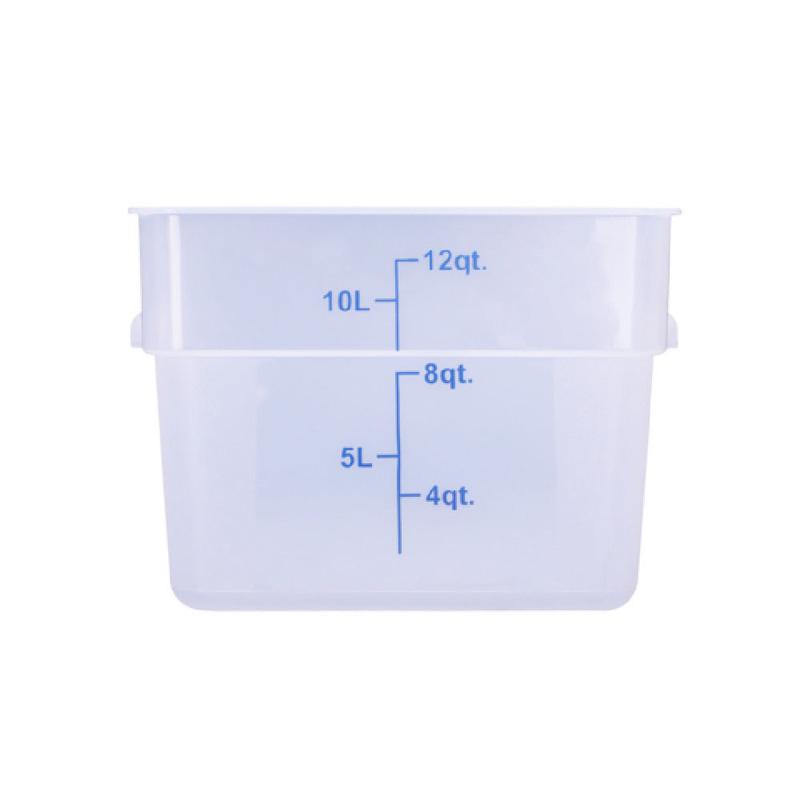 CAC China FS2P-SQ12T Food Storage Container 12 Qt. Square