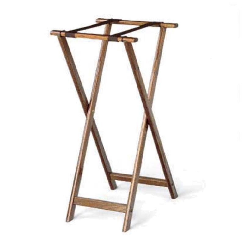 Forbes Industries 6861-EN Tray Stand Solid Oak Extra Tall