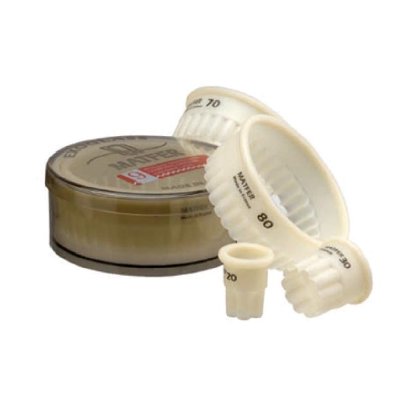 Matfer 150102 Exoglass Pastry Cutter Set 1-3/8"H Round