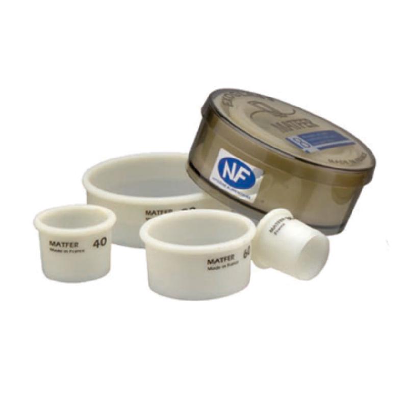 Matfer 150104 Exoglass Pastry Cutter Set 1-3/8"H Plain