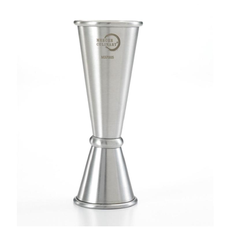 Mercer Culinary M37005 Barfly Japanese Style Jigger 1 & 2 Oz. With Internal Marking Lines