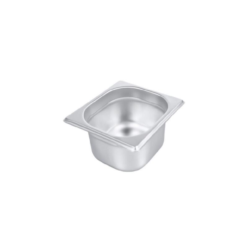 CAC China STPS-23-4 Steam Pan 1/6-size 4" Deep