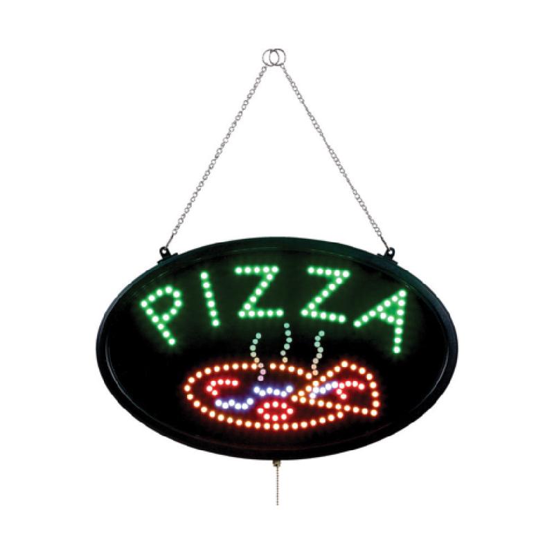 CAC China SLED-PZ03 LED Sign 22-3/4W X 14H X 1-3/4 Thick "PIZZA"