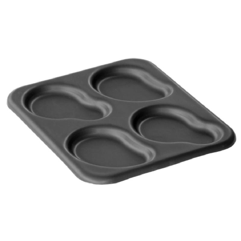 Middleby Marshall 75244 Lloyd Pans Egg Pan 9.5 X 11" (4) 3" Irregular Cavities