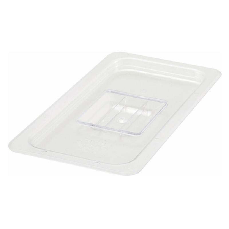Winco SP7300S Poly-Ware Food Pan Cover 1/3 Size Solid