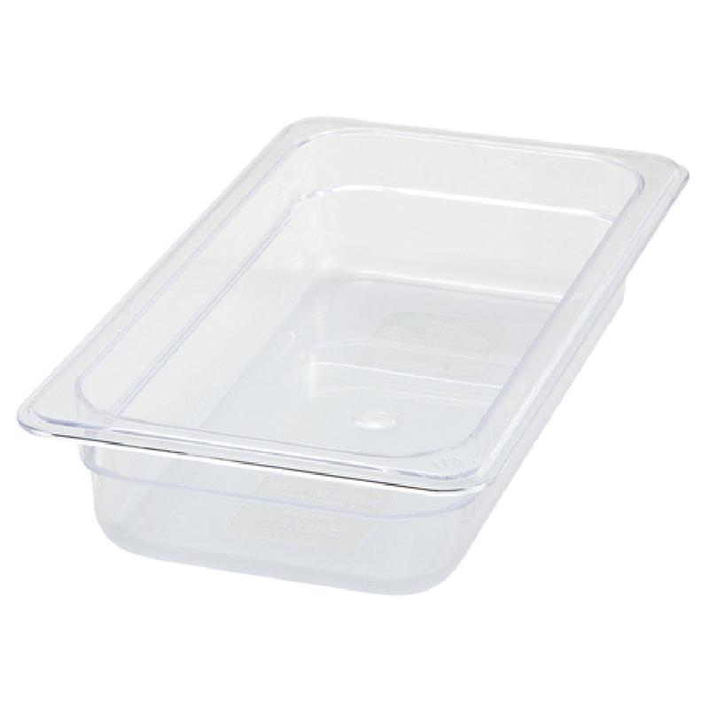 Winco SP7302 Poly-Ware Food Pan 1/3 Size 12-5/8" X 6-7/8"