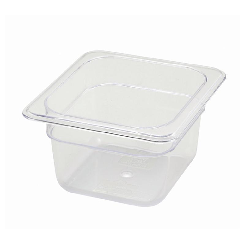 Winco SP7604 Poly-Ware Food Pan 1/6 Size 6-3/4" X 6-1/4"