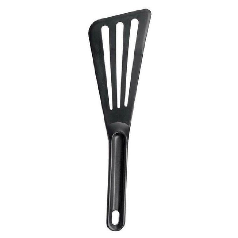 Matfer 112419 Exoglass Pelton Spatula 12"L X 3-1/2" Wide Top Slotted